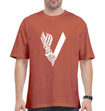 Load image into Gallery viewer, Vikings Oversized T-Shirt for Men-Coral-Ektarfa.online
