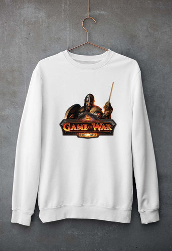 Game of War Unisex Sweatshirt for Men/Women-White-Ektarfa.online