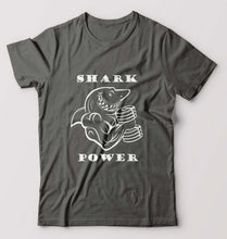 Load image into Gallery viewer, Gym Shark Power T-Shirt for Men-S(38 Inches)-Charcoal-Ektarfa.online
