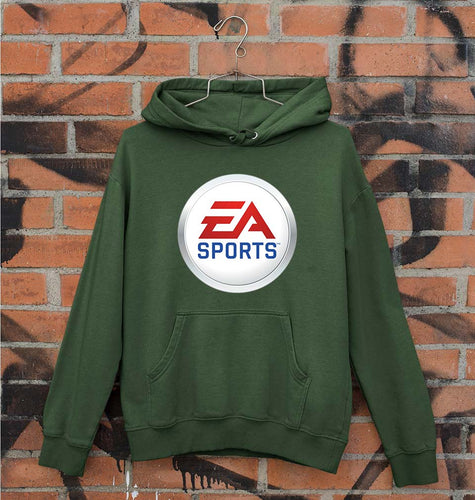 EA Sports Unisex Hoodie for Men/Women-Dark Green-Ektarfa.online