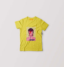 Load image into Gallery viewer, David Bowie Kids T-Shirt for Boy/Girl-Yellow-Ektarfa.online
