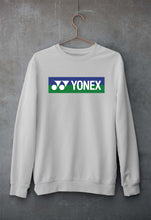 Load image into Gallery viewer, Yonex Unisex Sweatshirt for Men/Women-S(40 Inches)-Grey Melange-Ektarfa.online
