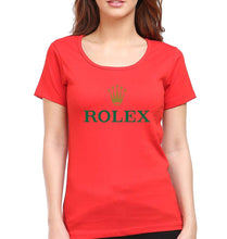 Load image into Gallery viewer, Rolex T-Shirt for Women-XS(32 Inches)-Red-Ektarfa.online
