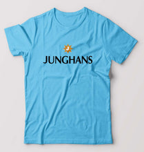 Load image into Gallery viewer, Junghans T-Shirt for Men-S(38 Inches)-Light Blue-Ektarfa.online
