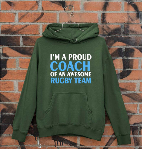 Rugby Unisex Hoodie for Men/Women-Dark Green-Ektarfa.online