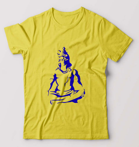 Mahakal Mahadev Bholenath Shiva Shivji T-Shirt for Men-Yellow-Ektarfa.online