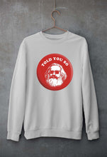 Load image into Gallery viewer, Karl Marx Unisex Sweatshirt for Men/Women-Grey Melange-Ektarfa.online
