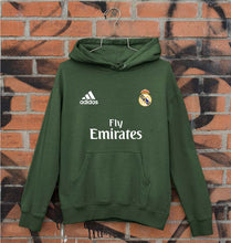 Load image into Gallery viewer, Real Madrid Unisex Hoodie for Men/Women-S(40 Inches)-Dark Green-Ektarfa.online
