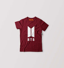 Load image into Gallery viewer, BTS Kids T-Shirt for Boy/Girl-Maroon-Ektarfa.online
