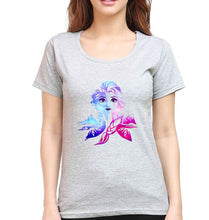 Load image into Gallery viewer, Frozen Elsa T-Shirt for Women-Grey Melange-Ektarfa.online

