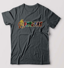 Load image into Gallery viewer, Avengers T-Shirt for Men-S(38 Inches)-Steel grey-Ektarfa.online
