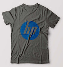 Load image into Gallery viewer, Hewlett-Packard(HP) T-Shirt for Men-S(38 Inches)-Charcoal-Ektarfa.online
