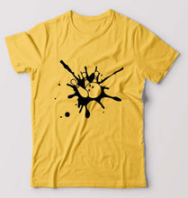 Load image into Gallery viewer, Bowling T-Shirt for Men-Golden Yellow-Ektarfa.online

