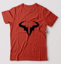 Load image into Gallery viewer, Rafael Nadal (RAFA) T-Shirt for Men-S(38 Inches)-Brick Red-Ektarfa.online
