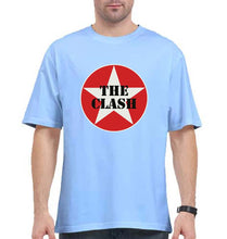 Load image into Gallery viewer, The Clash Oversized T-Shirt for Men-Baby Blue-Ektarfa.online
