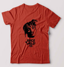 Load image into Gallery viewer, Juice WRLD T-Shirt for Men-S(38 Inches)-Brick Red-Ektarfa.online
