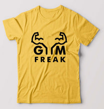 Load image into Gallery viewer, Gym T-Shirt for Men-Golden Yellow-Ektarfa.online
