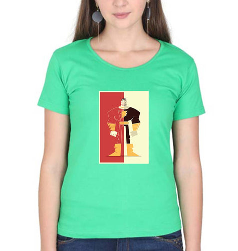Black Adam T-Shirt for Women-flag green-Ektarfa.online