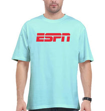 Load image into Gallery viewer, ESPN Oversized T-Shirt for Men-Mint-Ektarfa.online
