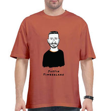 Load image into Gallery viewer, Justin Timberlake Oversized T-Shirt for Men-Coral-Ektarfa.online

