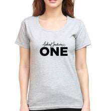 Load image into Gallery viewer, Michael Jackson T-Shirt for Women-XS(32 Inches)-Grey Melange-Ektarfa.online
