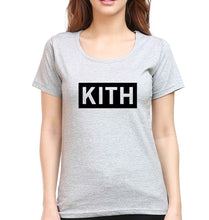 Load image into Gallery viewer, Kith T-Shirt for Women-XS(32 Inches)-Grey Melange-Ektarfa.online
