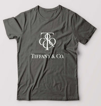 Load image into Gallery viewer, Tiffany &amp; Co T-Shirt for Men-S(38 Inches)-Charcoal-Ektarfa.online
