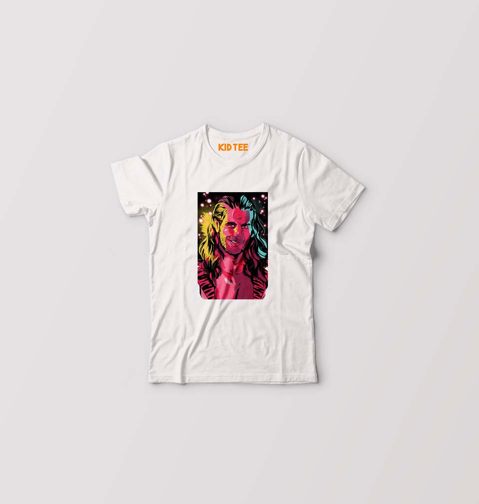 Shawn Michaels - Heartbreak Kid (HBK) (WWE) Kids T-Shirt for Boy/Girl-White-Ektarfa.online
