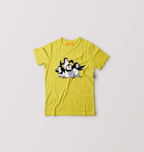 Load image into Gallery viewer, Penguins of Madagascar Kids T-Shirt for Boy/Girl-Yellow-Ektarfa.online
