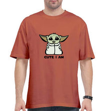 Load image into Gallery viewer, Yoda Star Wars Oversized T-Shirt for Men-Coral-Ektarfa.online

