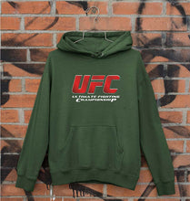 Load image into Gallery viewer, UFC Unisex Hoodie for Men/Women-S(40 Inches)-Dark Green-Ektarfa.online
