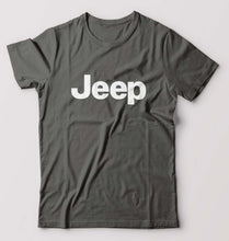 Load image into Gallery viewer, Jeep T-Shirt for Men-S(38 Inches)-Charcoal-Ektarfa.online
