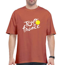 Load image into Gallery viewer, Tour de France Oversized T-Shirt for Men-Coral-Ektarfa.online
