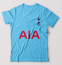 Load image into Gallery viewer, Tottenham Hotspur F.C. 2021-22 T-Shirt for Men-S(38 Inches)-Light Blue-Ektarfa.online
