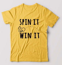 Load image into Gallery viewer, Table Tennie (TT) T-Shirt for Men-Golden Yellow-Ektarfa.online
