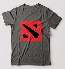 Load image into Gallery viewer, Dota T-Shirt for Men-S(38 Inches)-Charcoal-Ektarfa.online
