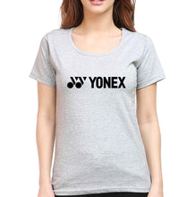 Load image into Gallery viewer, Yonex T-Shirt for Women-XS(32 Inches)-Grey Melange-Ektarfa.online
