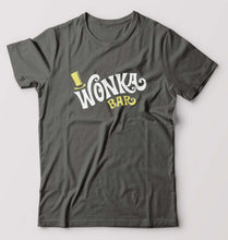 Load image into Gallery viewer, Wonka Bar T-Shirt for Men-S(38 Inches)-Charcoal-Ektarfa.online
