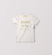 Load image into Gallery viewer, Born To be Rich Kids T-Shirt for Boy/Girl-White-Ektarfa.online

