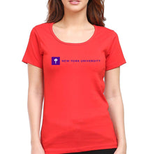 Load image into Gallery viewer, New York University T-Shirt for Women-Red-Ektarfa.online
