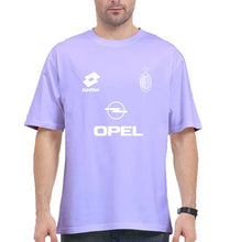 Load image into Gallery viewer, A.C. Milan Football Oversized T-Shirt for Men-Lavender-Ektarfa.online
