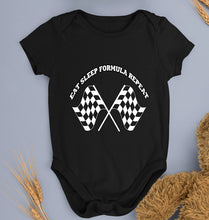 Load image into Gallery viewer, Formula 1(F1) Kids Romper For Baby Boy/Girl-0-5 Months(18 Inches)-Black-Ektarfa.online
