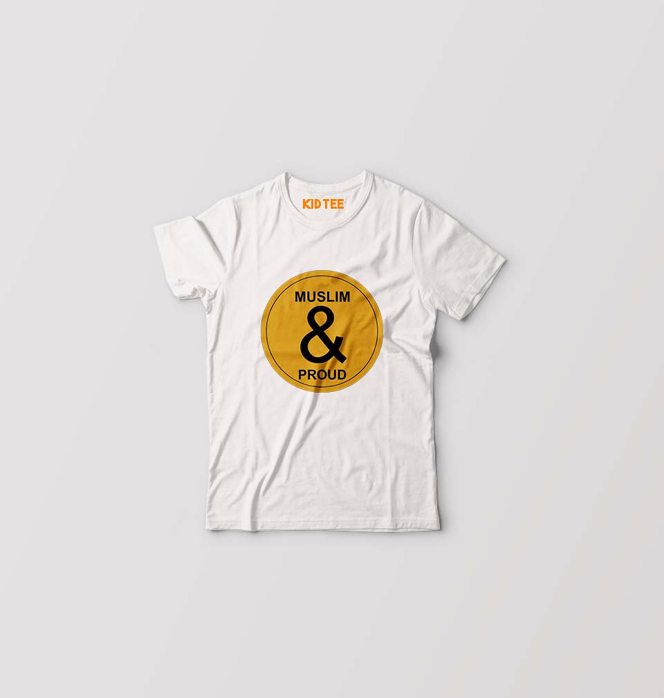 Muslim Kids T-Shirt for Boy/Girl-0-1 Year(20 Inches)-White-Ektarfa.online