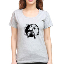 Load image into Gallery viewer, Bruce Lee T-Shirt for Women-XS(32 Inches)-Grey Melange-Ektarfa.online
