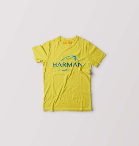 Harman Kids T-Shirt for Boy/Girl-Mustard Yellow-Ektarfa.online