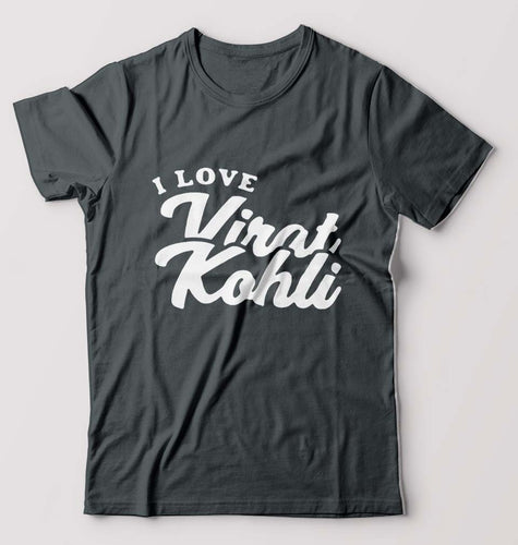 Virat Kohli T-Shirt for Men-Steel grey-Ektarfa.online