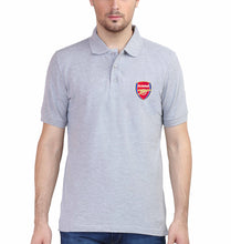 Load image into Gallery viewer, Arsenal Logo Polo T-Shirt for Men-S(38 Inches)-Grey-Ektarfa.co.in
