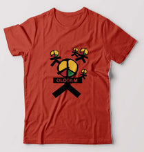 Load image into Gallery viewer, Olodum T-Shirt for Men-S(38 Inches)-Brick Red-Ektarfa.online
