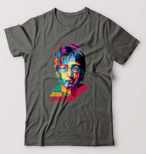 Load image into Gallery viewer, John Lennon T-Shirt for Men-Charcoal-Ektarfa.online
