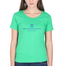 Load image into Gallery viewer, TCS T-Shirt for Women-flag green-Ektarfa.online
